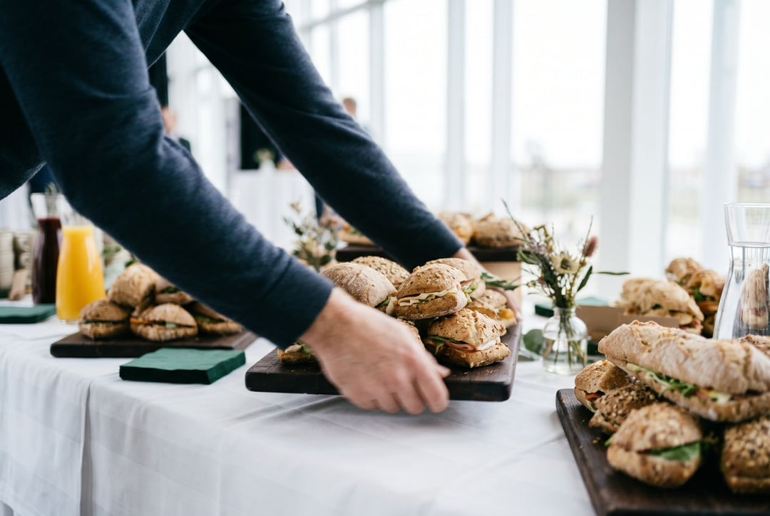 Snelle, efficiënte bediening tijdens een seminarie